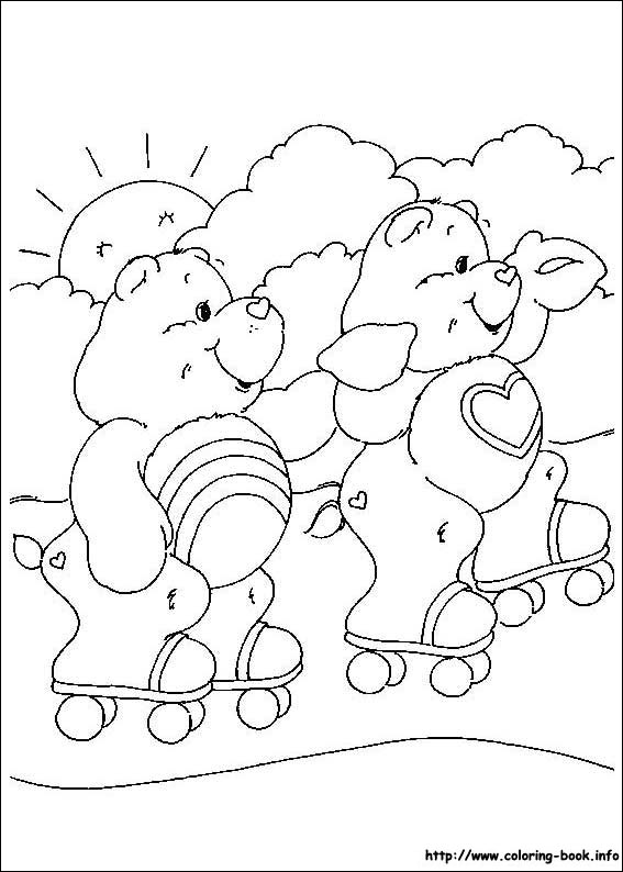 The Care Bears coloring picture